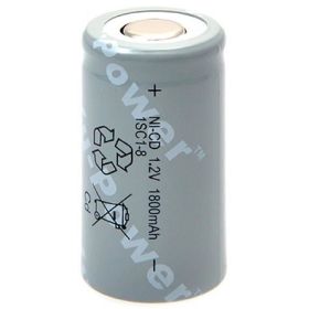 Yuasa 1SC1-6 1.2V 1600mAh Ni-Cad Sub C Cell Battery