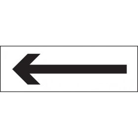 Arrow Guidance Sign - 450 x 150mm - Self-Adhesive Vinyl - 27018L