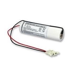 Yuasa 2DH4-0LA4 2.4V 4000mAh Ni-Cad Battery With Leads and AMP Connector