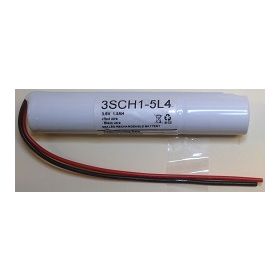 Yuasa 3SCH1-5L4 3.6V 1500mAh Ni-Cad Battery With Leads