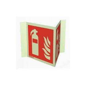 Jalite 6422P15 Wall Mounted Panoramic Fire Extinguisher Sign