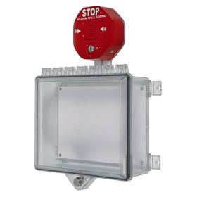 STI-7522 Control Panel Enclosure With Alarm And Key Lock