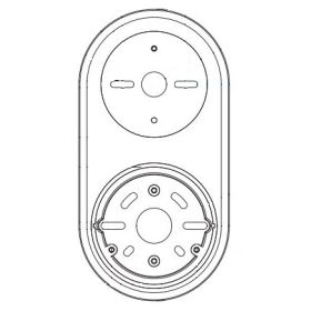 Hosiden Besson Combination Bracket for Sounders and Strobes - 8503000