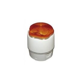 Hosiden Besson Banshee Excel Lite Sounder Beacon CHX - White with Amber Beacon Deep Base - 958CHX1701