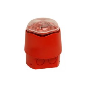 Hosiden Besson Banshee Excel Lite Sounder Beacon CHX - Red with White Beacon Deep Base - 958CHX1101