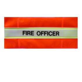  Fire Officer Armband - Hi Visibility Photoluminescent Material Jalite AB3023