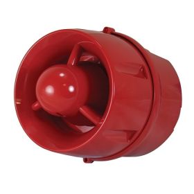 C-Tec CA430A/DR/65 CAST Hi-Output Addressable Weatherproof Wall Sounder - Red - Deep IP55 Base