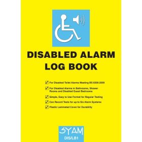 Disabled Toilet Alarm Log Book - SYAM DIS/LB1