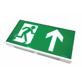 Dale E/DA/M3/LED/3/ST LED Emergency Exit Sign - With Up Arrow Pictogram