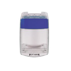 STI-15010NB Euro Stopper Break Glass Cover With Blue Shell - Flush Version