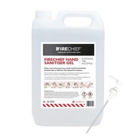 Firechief Hand Sanitiser Gel - 5 Litre Bottle - FHG5000