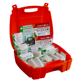 Evolution First Aid Kit In Orange Case - Large - BS8599-1 Compliant - K3032LG (No Wall Mounting Bracket Required)