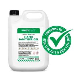 Medichief MHG5000 Hand Sanitiser Gel - 5 Litre Bottle