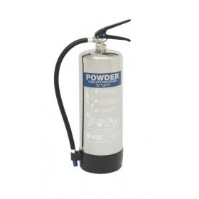 Firechief PXP6 Polished 6Kg Powder Fire Extinguisher