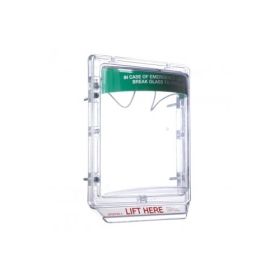 STI-1200-G Stopper II Flush Mounted Break Glass Cover - Green Hood