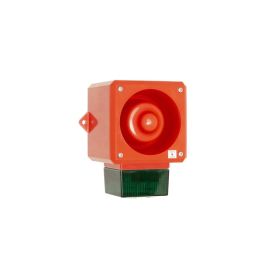 Clifford & Snell YL50 230V AC Sounder Beacon - Green Lens - YL50/N50/G/RF/WR 