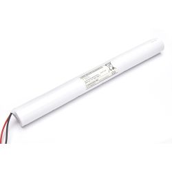 6 Cell Emergency Light Battery Pack 7.2V 4Ah D Size - Inline - 6DH4-0L4