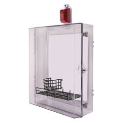 STI-7555MED AED Defibrillator Enclosure With Alarm Flashing Strobe And Thumb Lock