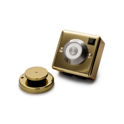 Cranford Controls DRG-BR-230V Brass Door Detent - Flush Mounted 230V (302-087)