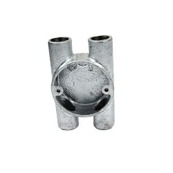  Galvanised Conduit 'H' Box - 20mm