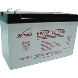 7Ah Battery UPS Batteries Enersys Genesis NP 7Ah 12Volt Sealed Rechargeable Lead Acid Battery