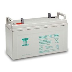 Yuasa NPL200-6 Long Life Lead Acid Battery - 200Ah 6V