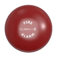 Vimpex ClamBell 24 V 6" Fire Alarm Bell - Shallow Base - Red EN54-3 - CBE6-RS-024-EN