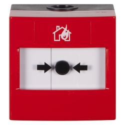 STI WRP2-R-01 ReSet Weatherproof Conventional Manual Call Point - Red - Surface Mounting Only