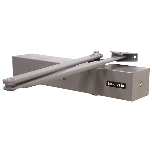 Briton 2130B Overhead Door Closer - 24V DC Hold Open Slide Arm Version ...