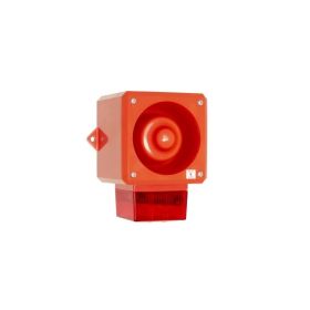 Clifford & Snell YL50 230V AC Sounder Beacon - Red Lens - YL50/N50/R/RF/WR 